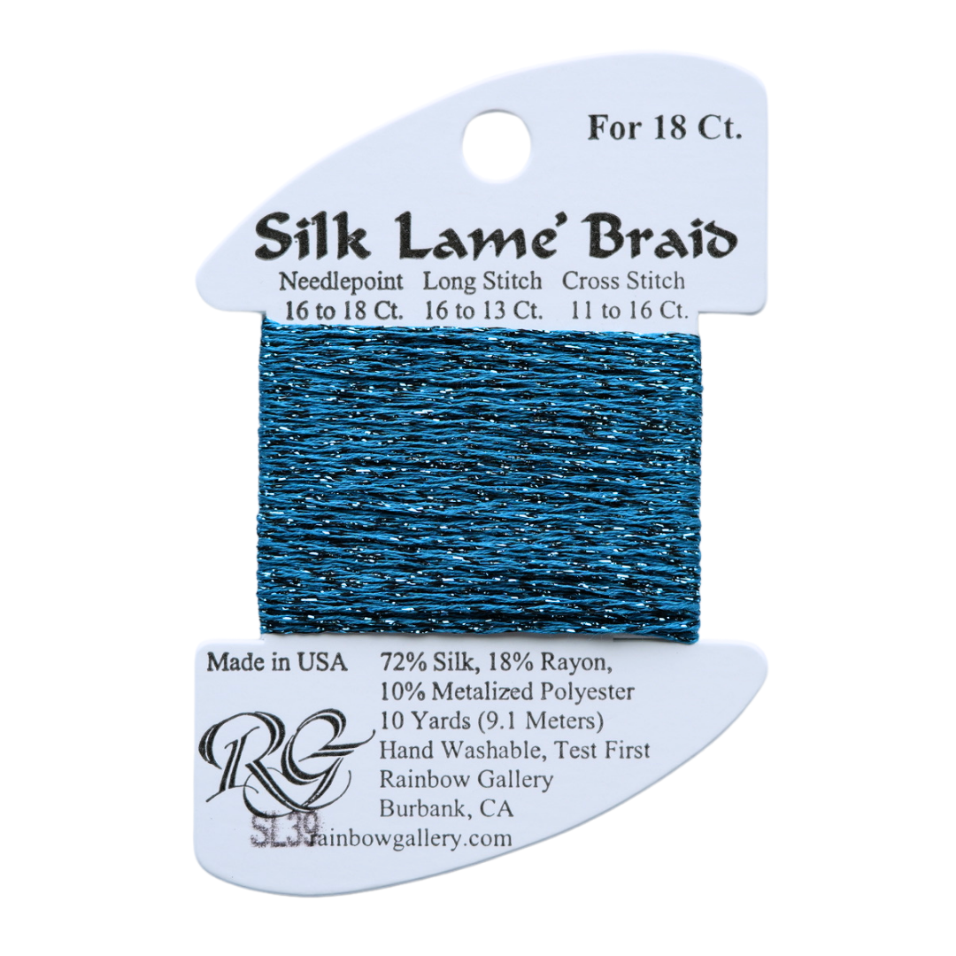 Silk Lamé Braid SL39 Lagoon