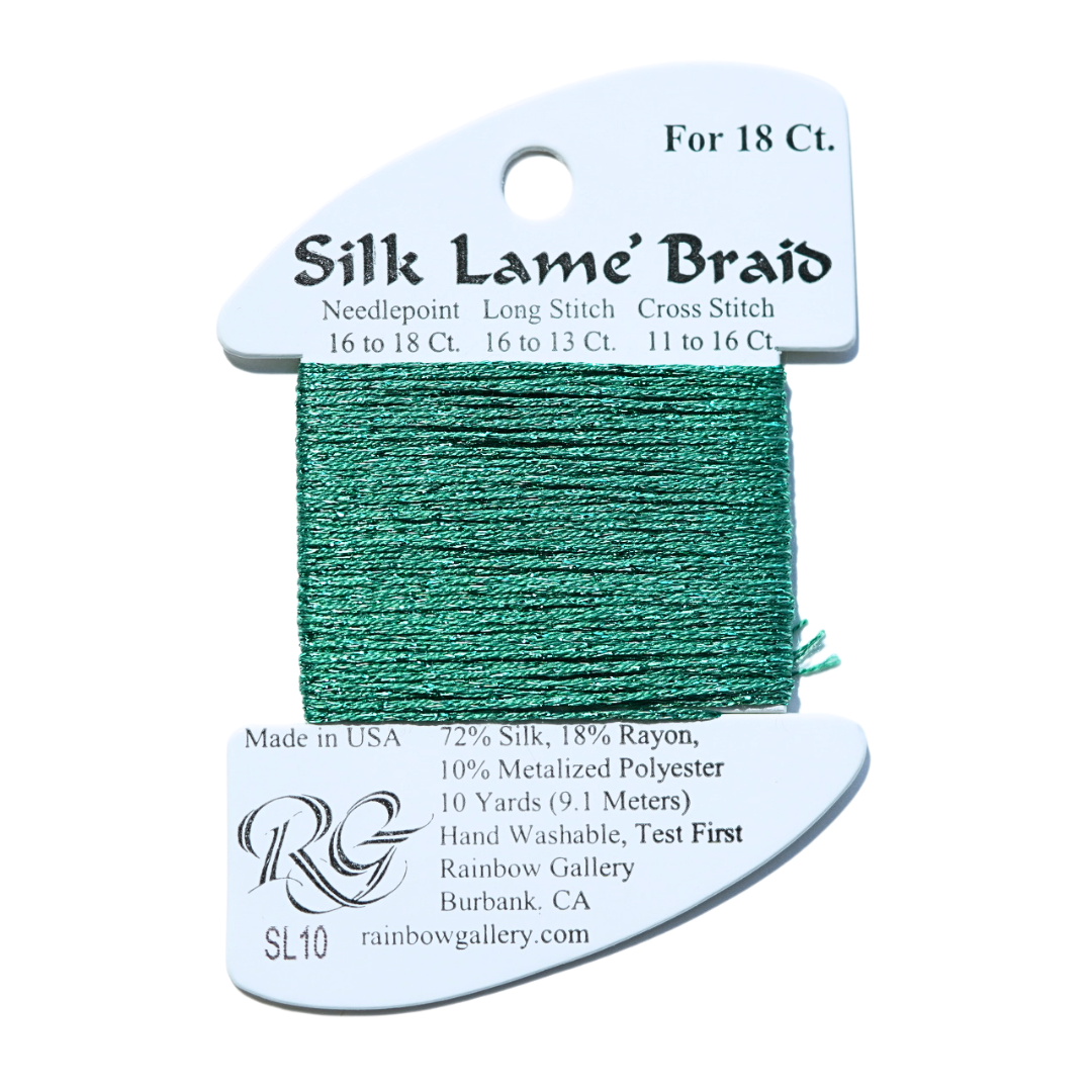 Silk Lamé Braid SL10 Green