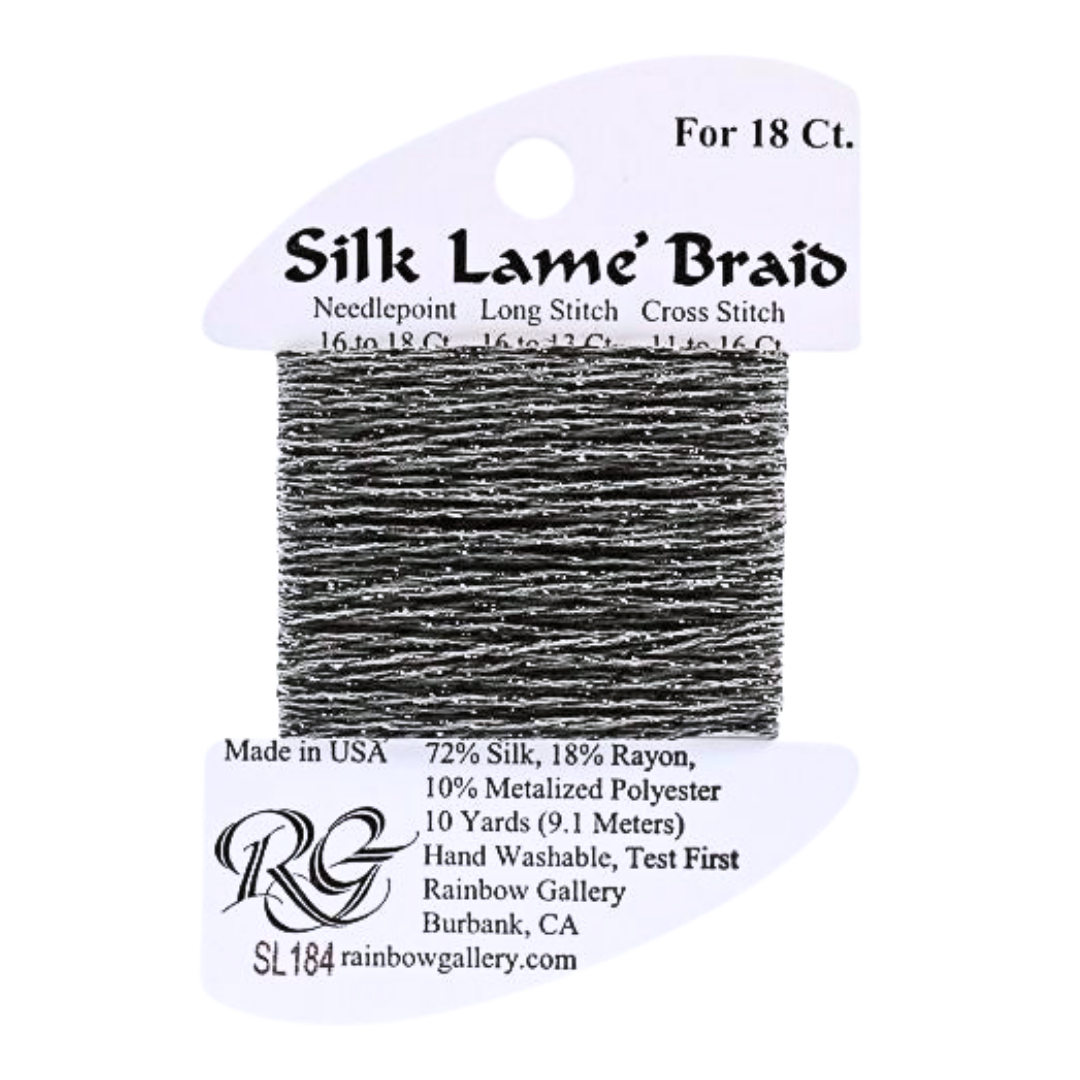 Silk Lamé Braid SL184 Pavement