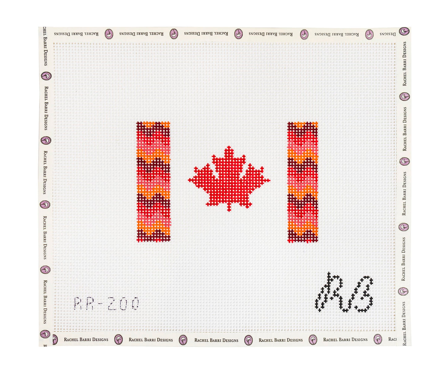 Canadian Bargello Flag
