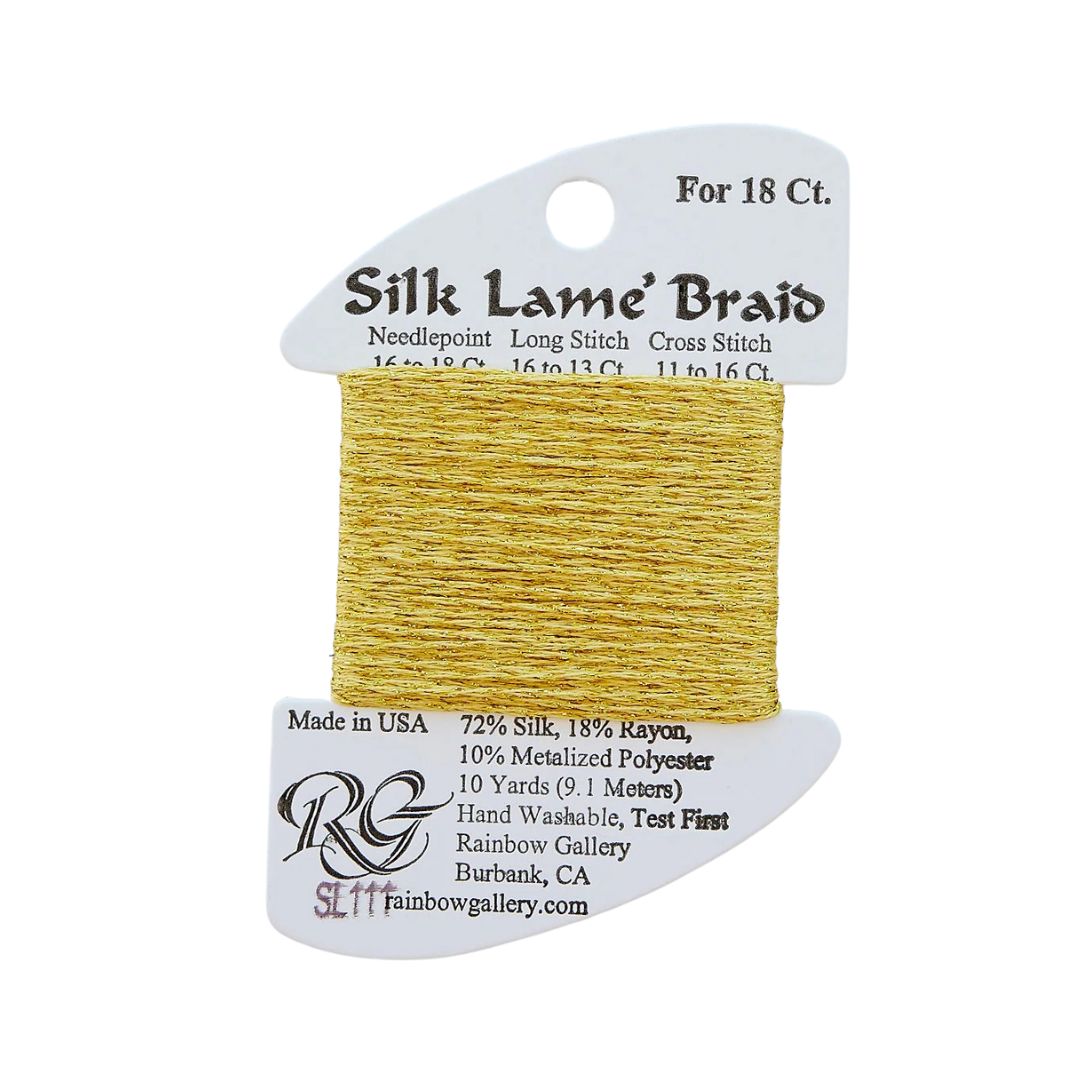 Silk Lamé Braid SL111 Chardonnay