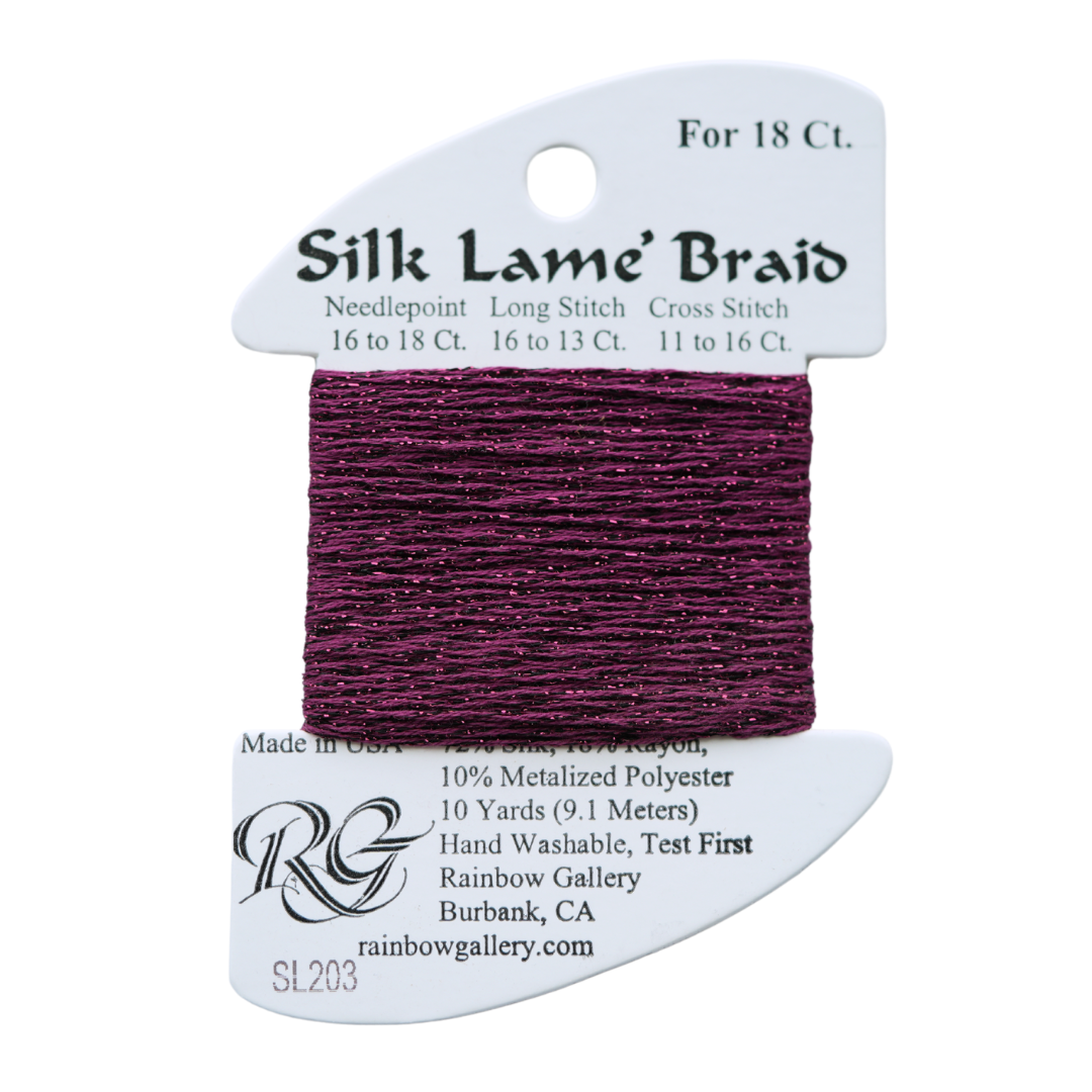 Silk Lamé Braid SL203 Magenta