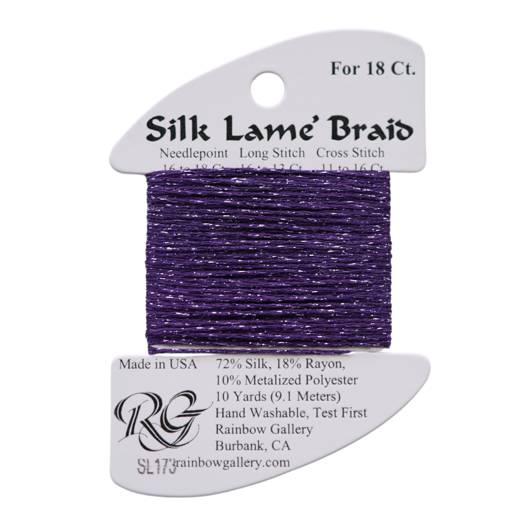 Silk Lamé Braid SL173 Pansy
