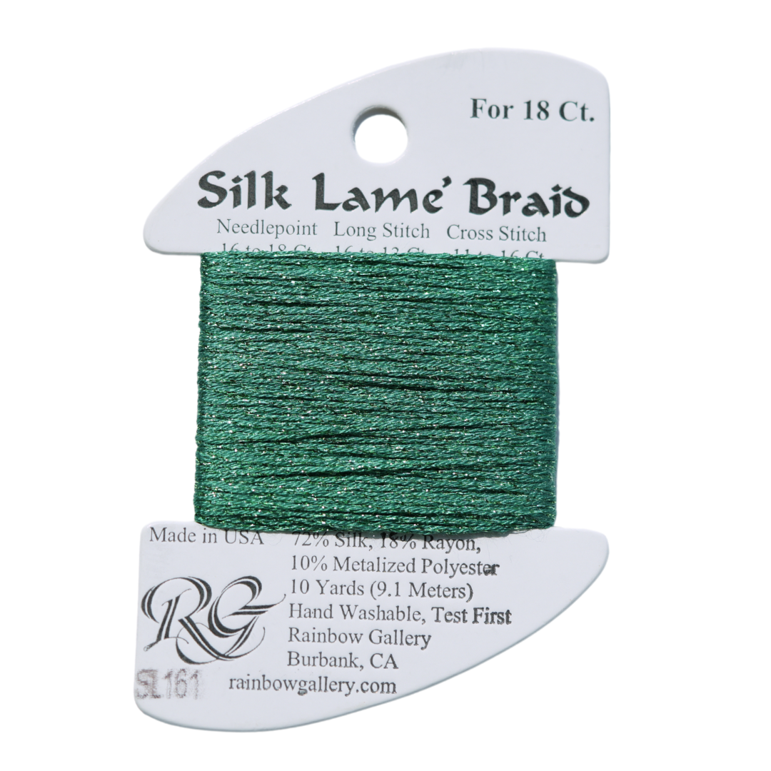 Silk Lamé Braid SL161 Juniper
