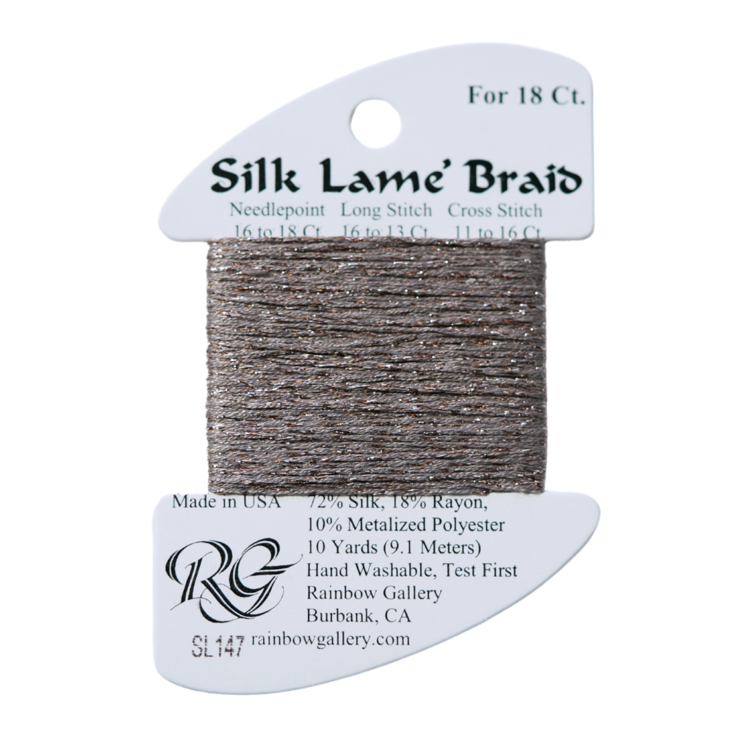 Silk Lamé Braid SL147 Taupe
