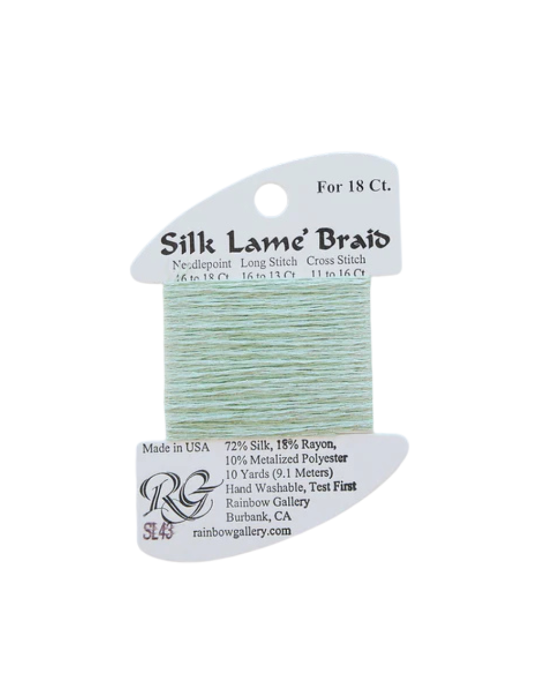 Silk Lamé Braid SL43 Lite Mint