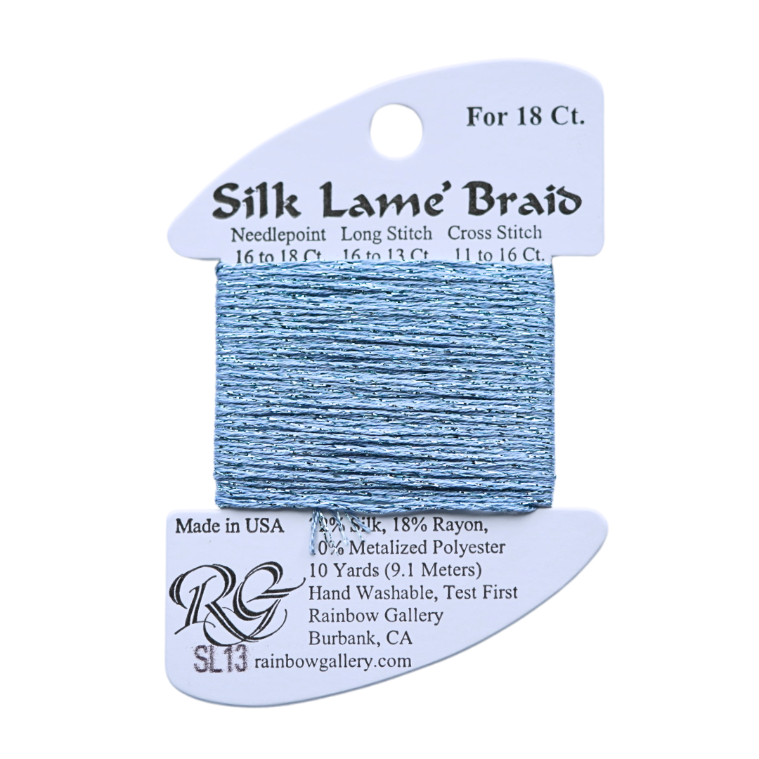 Silk Lamé Braid SL13 Sky Blue
