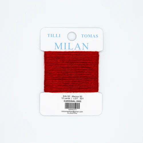 Milan Card MC- 2553 Cardinal