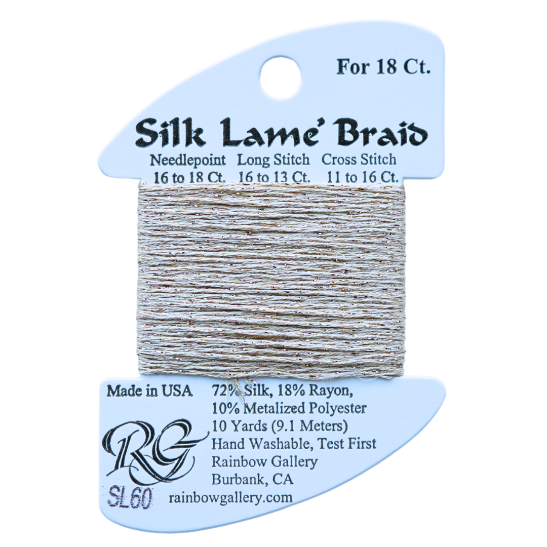 Silk Lamé Braid SL60 Camel