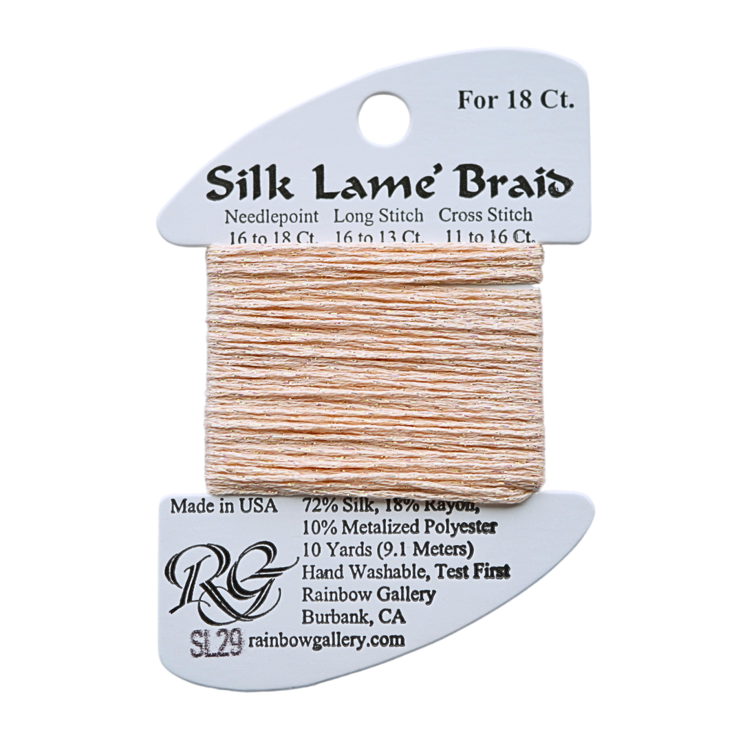 Silk Lamé Braid SL29 Chiffon