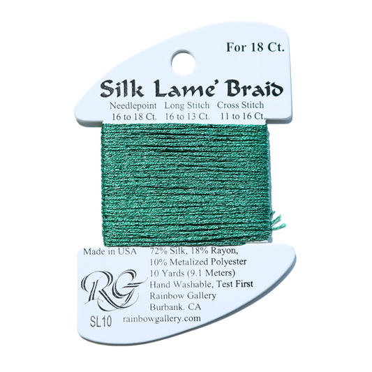 Silk Lamé Braid SL10 Green