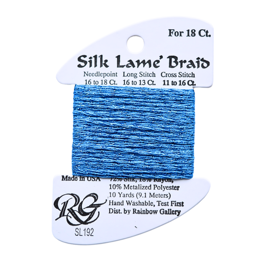 Silk Lamé Braid SL192 Blue Bird