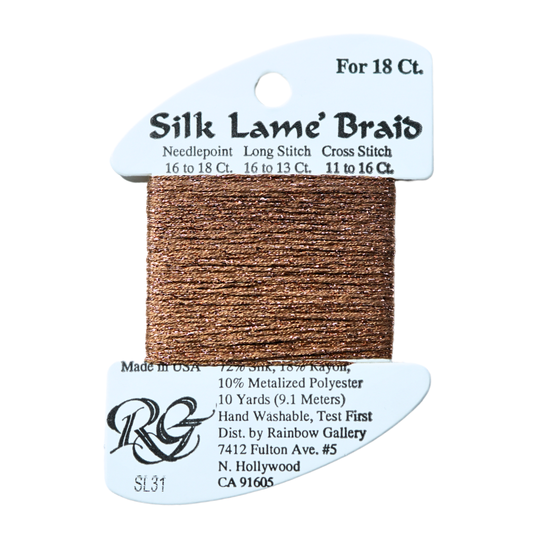 Silk Lamé Braid SL31 Copper