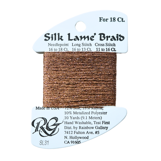 Silk Lamé Braid SL31 Copper