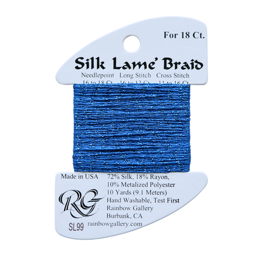 Silk Lamé Braid SL99 Classic Blue