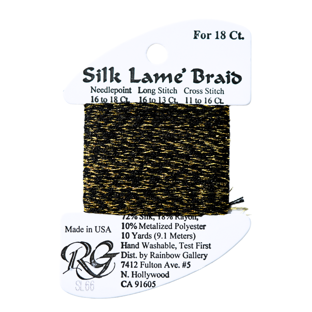 Silk Lamé Braid SL66 Antique Gold