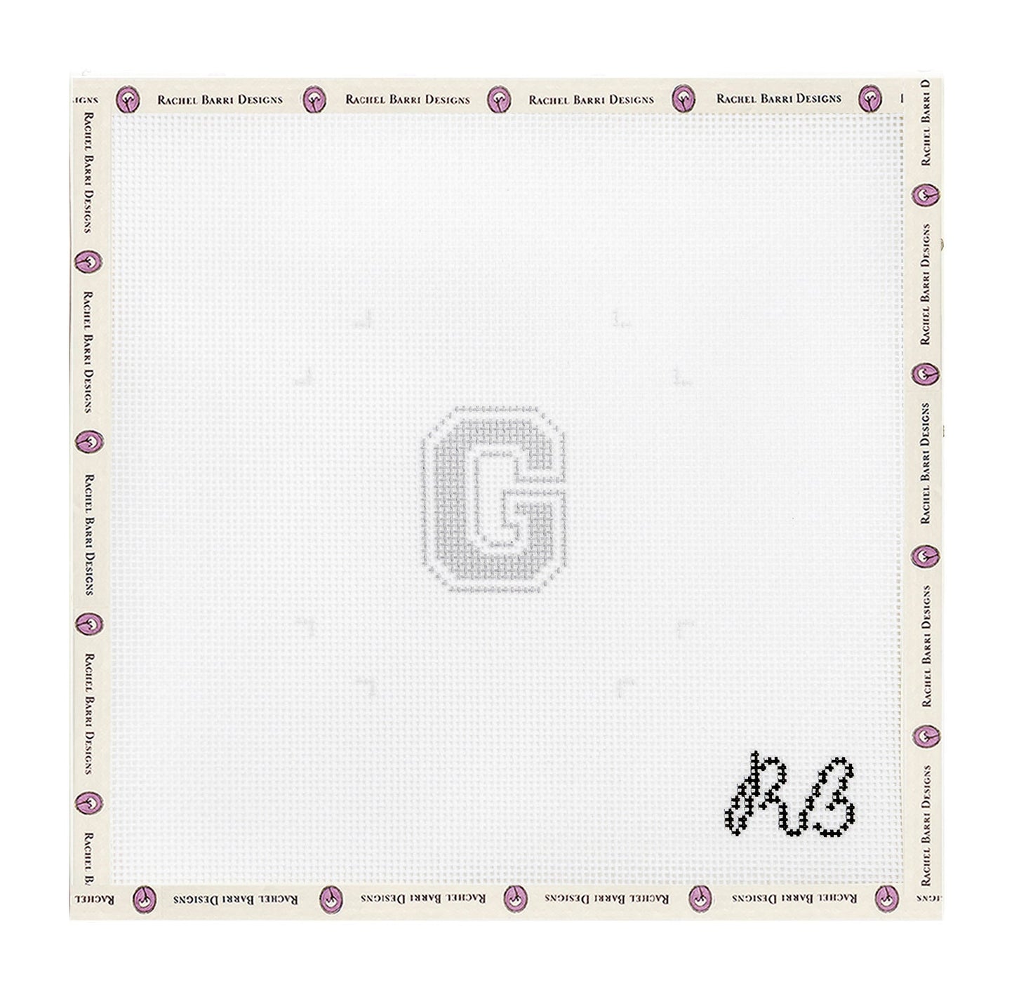 Varsity Alphabet Letter Canvas