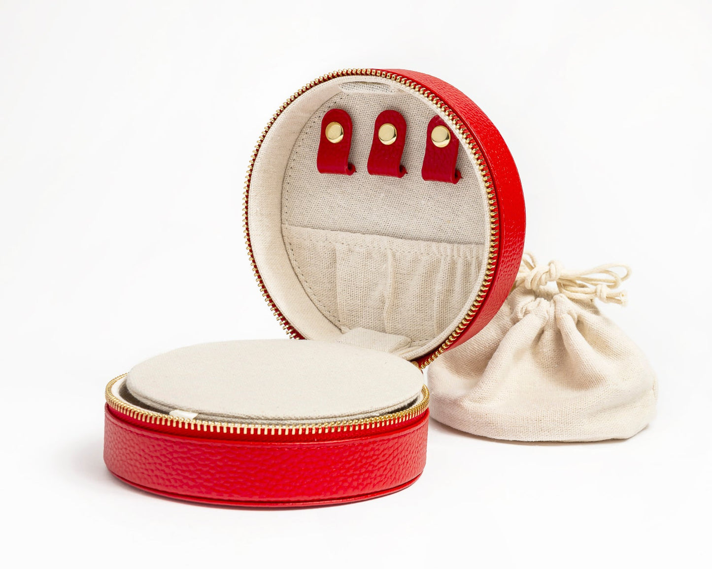 5" Round Self Finishing Jewelry box