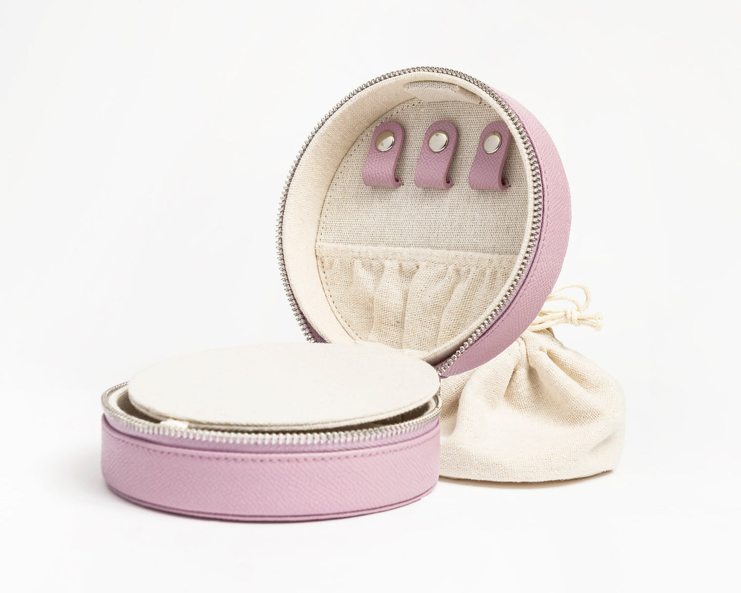 5" Round Self Finishing Jewelry box