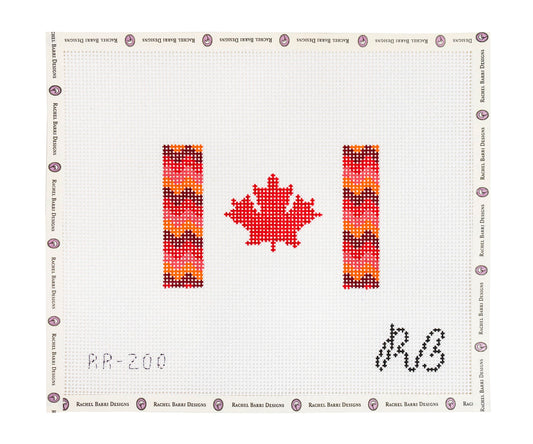 Canadian Bargello Flag