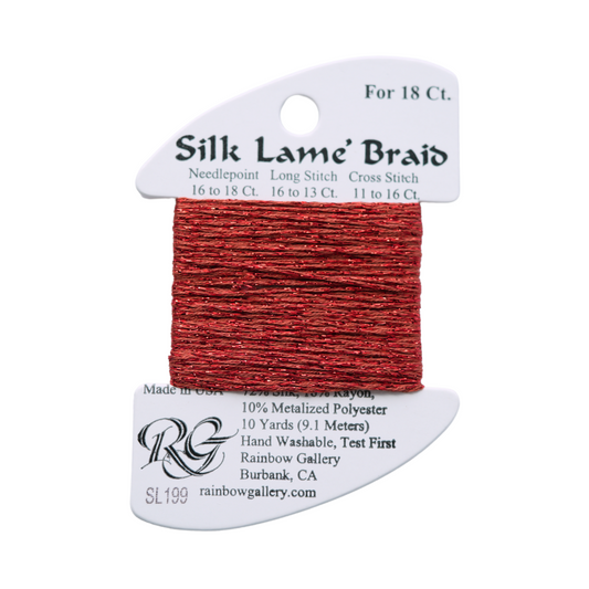 Silk Lamé Braid SL199 Picante