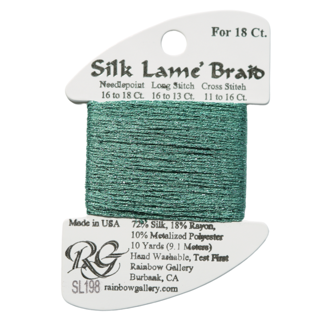 Silk Lamé Braid SL198 Wasabi