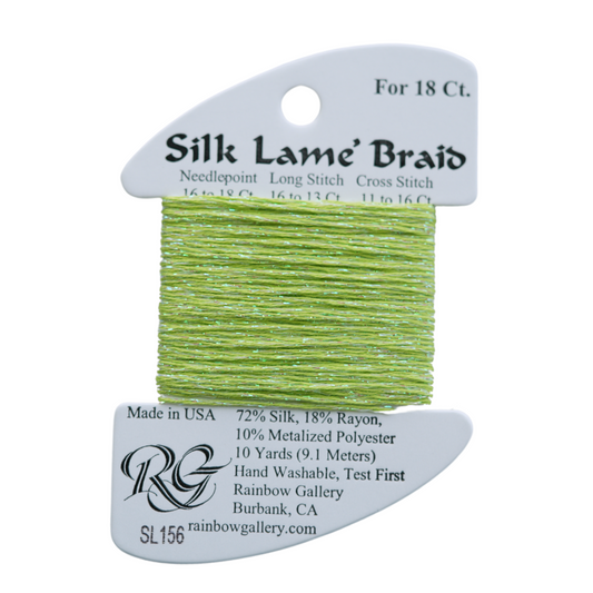 Silk Lamé Braid SL156 Kiwi