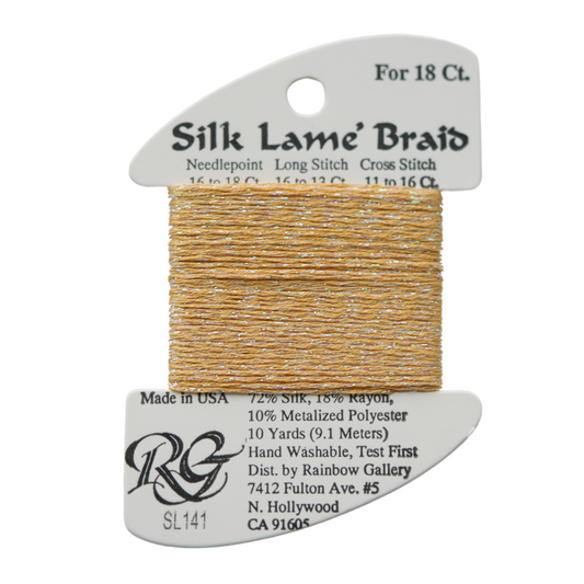 Silk Lamé Braid SL141 Pineapple