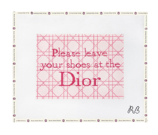 Please Leave Your Shoes At The Dior